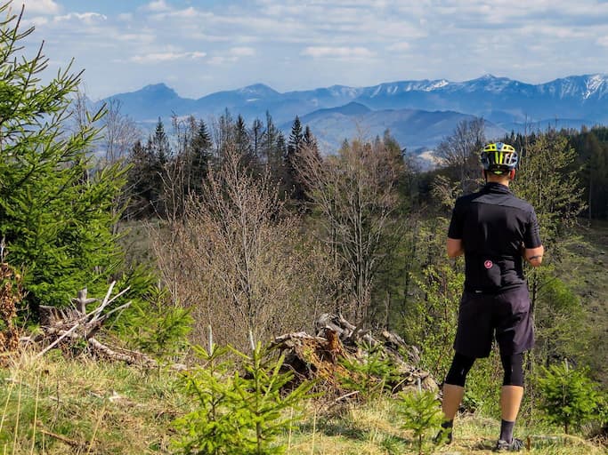 Krajina Javorníkov s bicyklom
